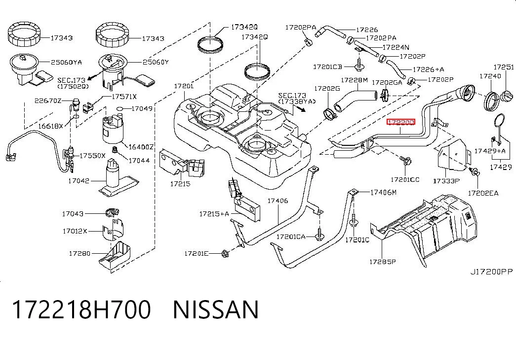 172218H700 Nissan/Infiniti