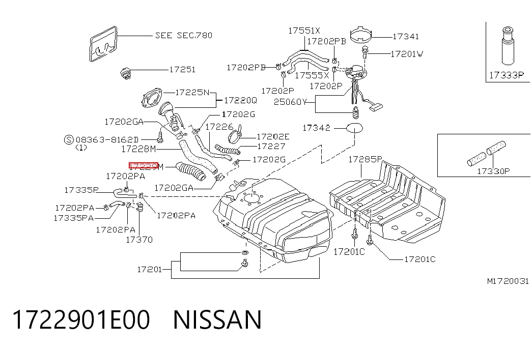 1722901E00 Nissan/Infiniti