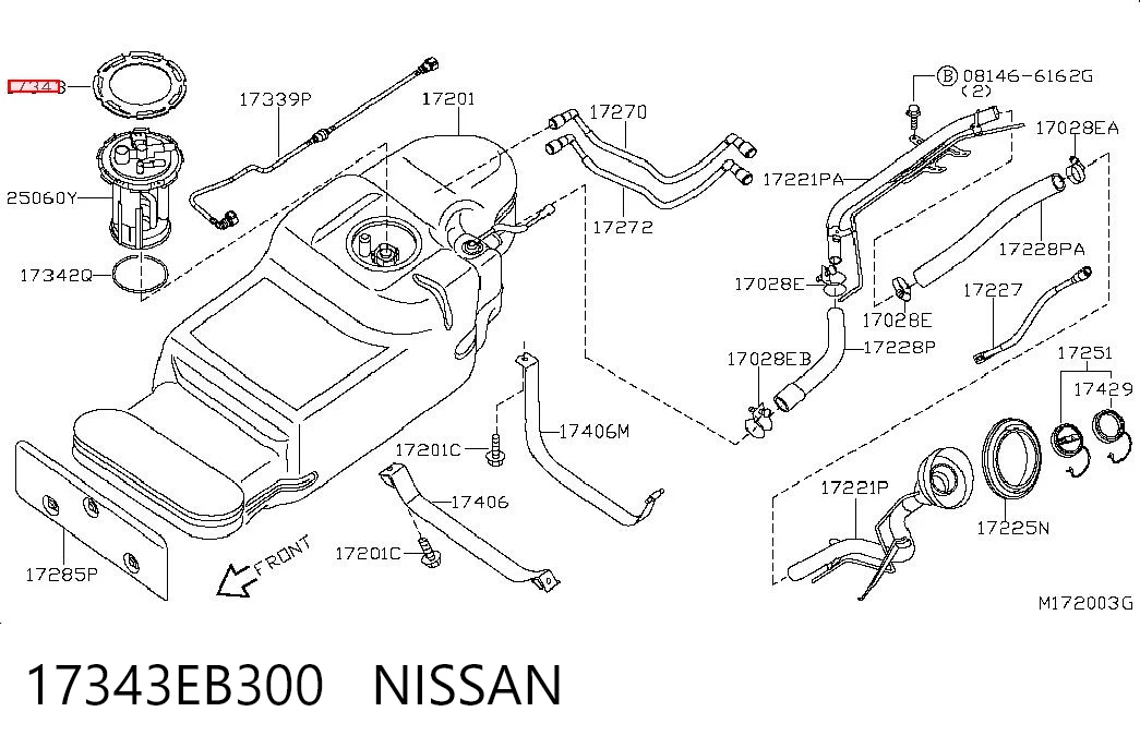 17343EB300 Nissan/Infiniti