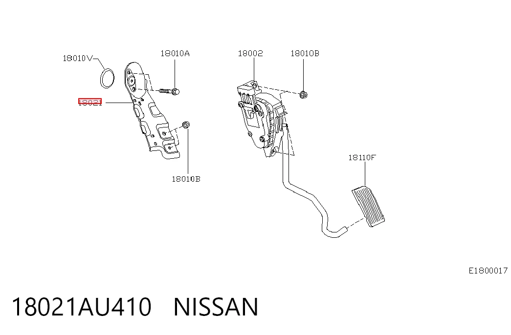 18021AU410 Nissan/Infiniti