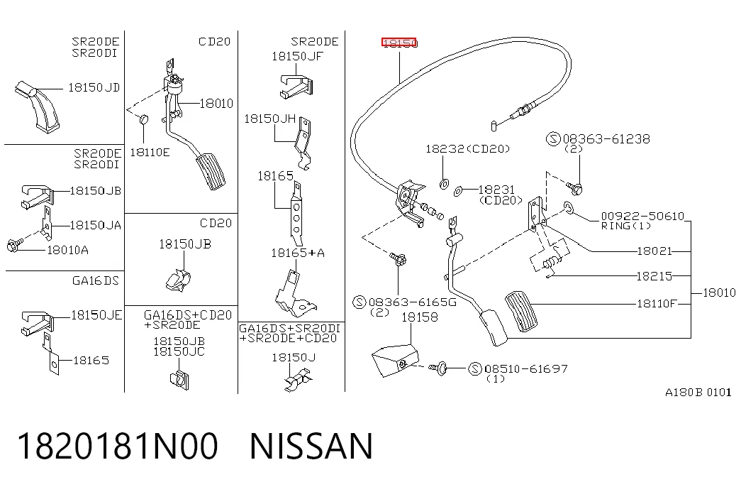 1820181N00 Nissan/Infiniti