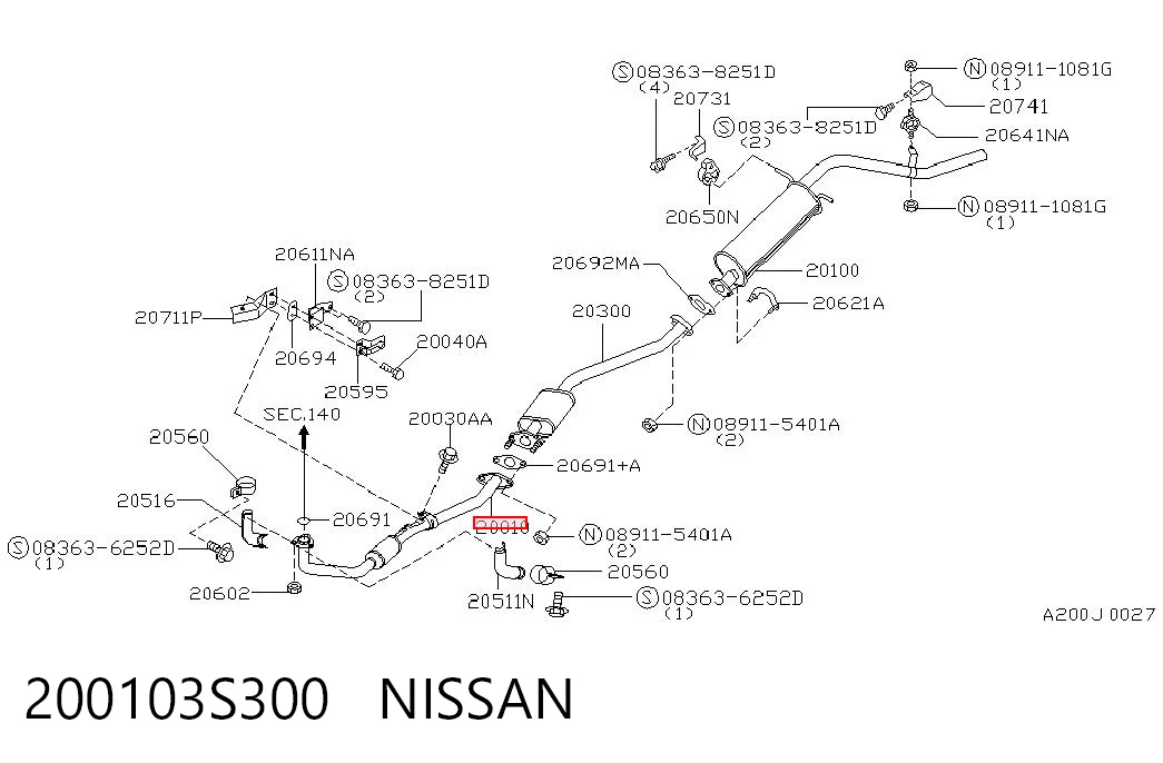 200103S300 Nissan/Infiniti