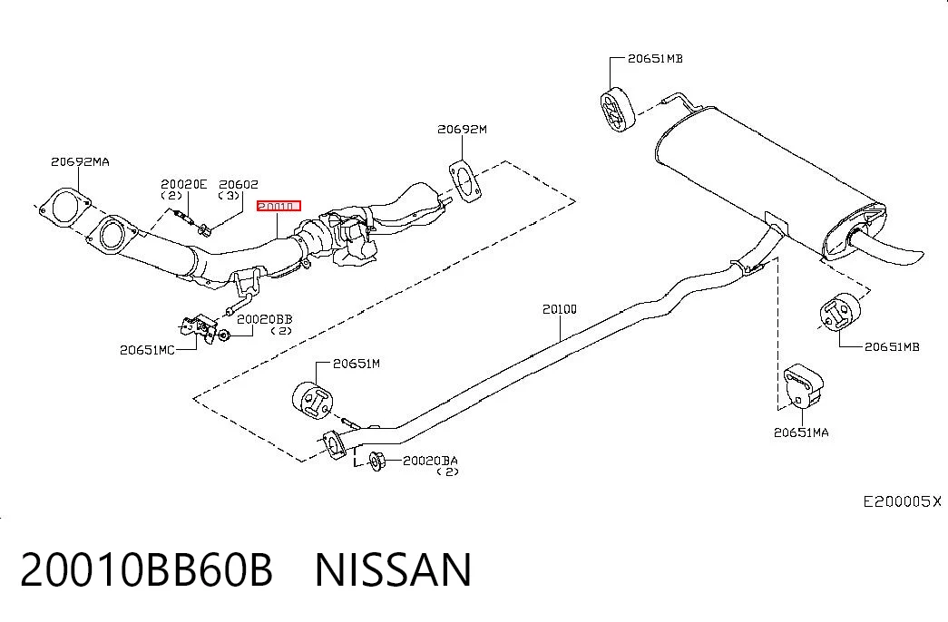 20010BB60B Nissan/Infiniti