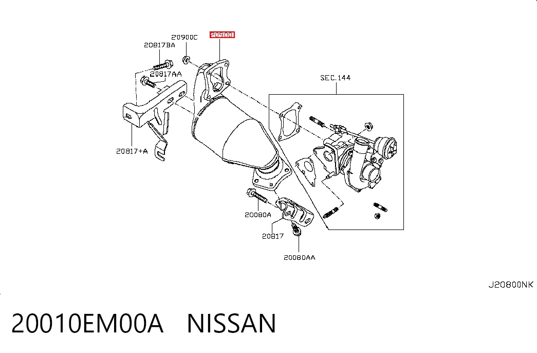 20010EM00A Nissan/Infiniti