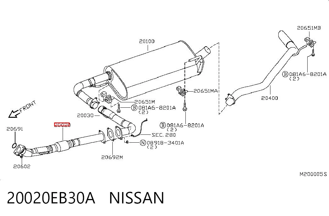 20020EB30A Nissan/Infiniti