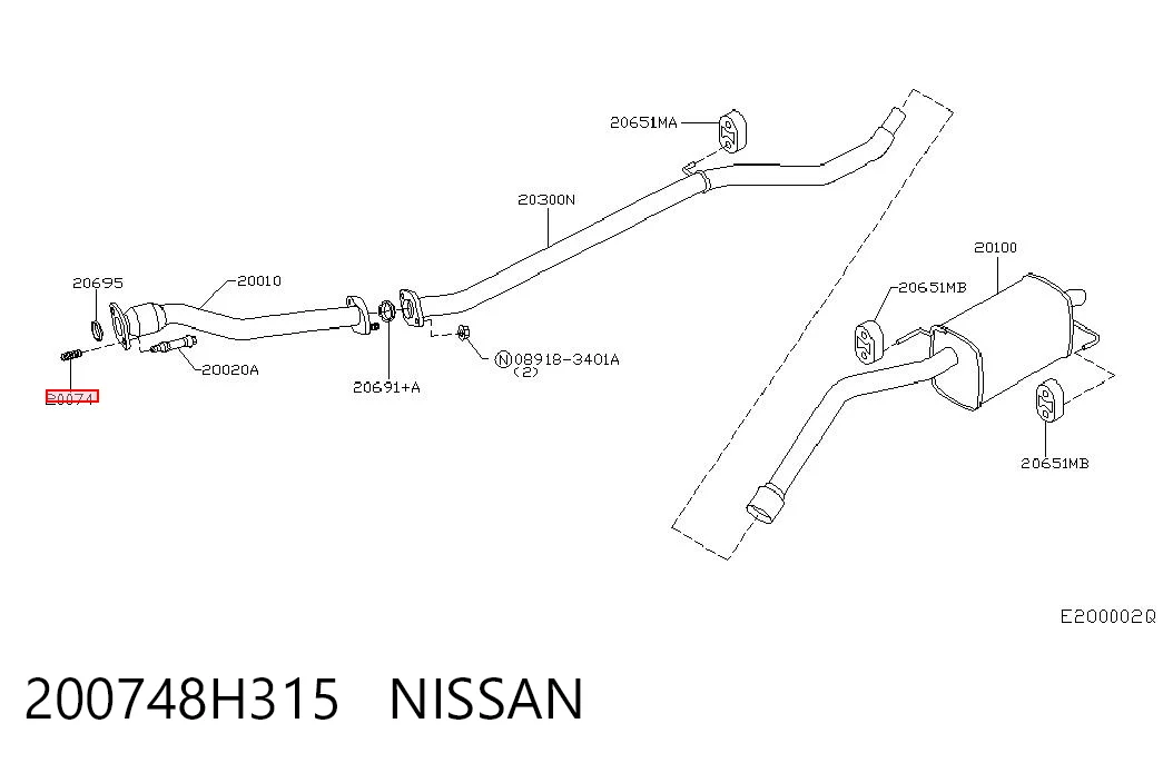 200748H315 Nissan/Infiniti