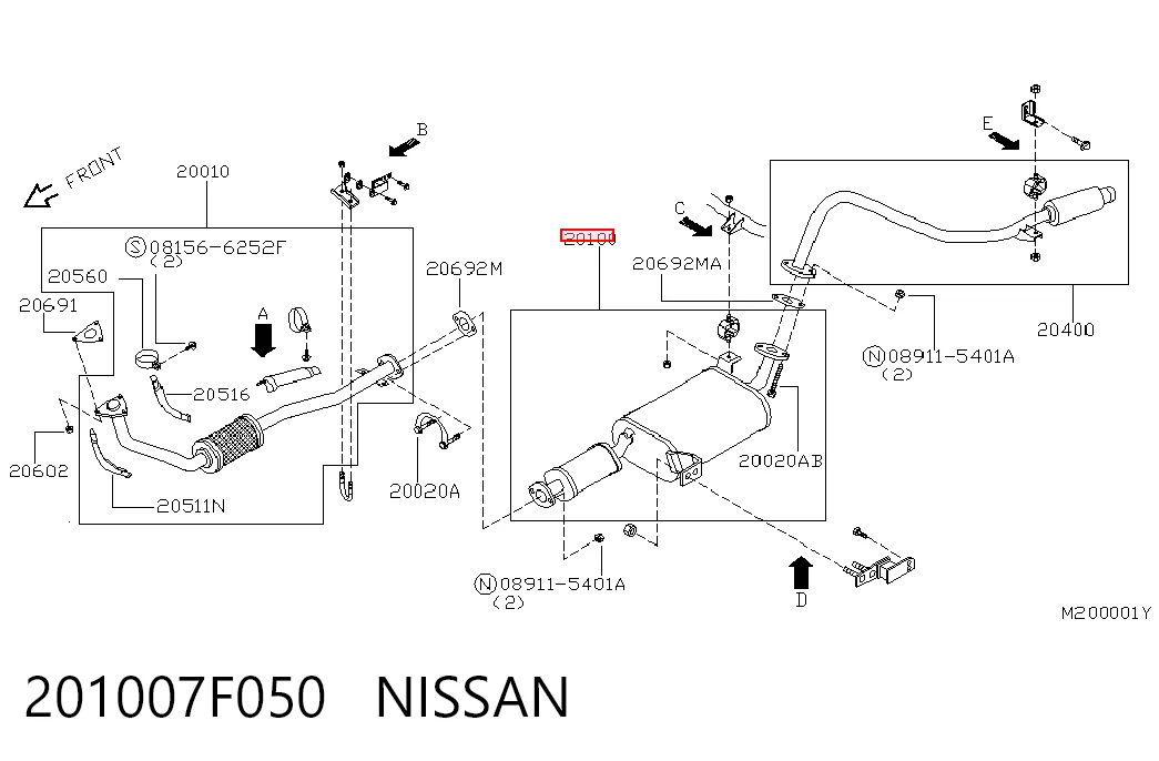201007F050 Nissan/Infiniti