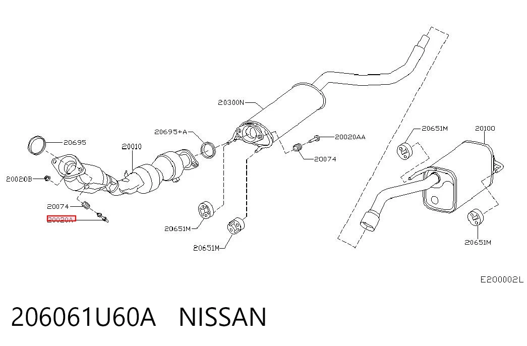 206061U60A Nissan/Infiniti