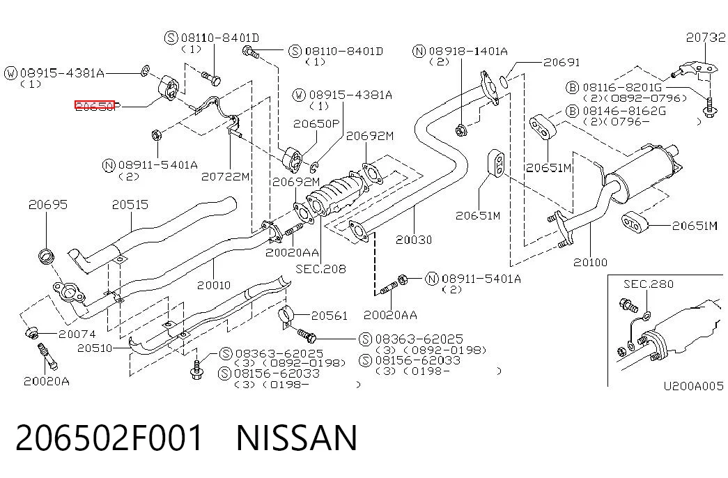 206502F001 Nissan/Infiniti