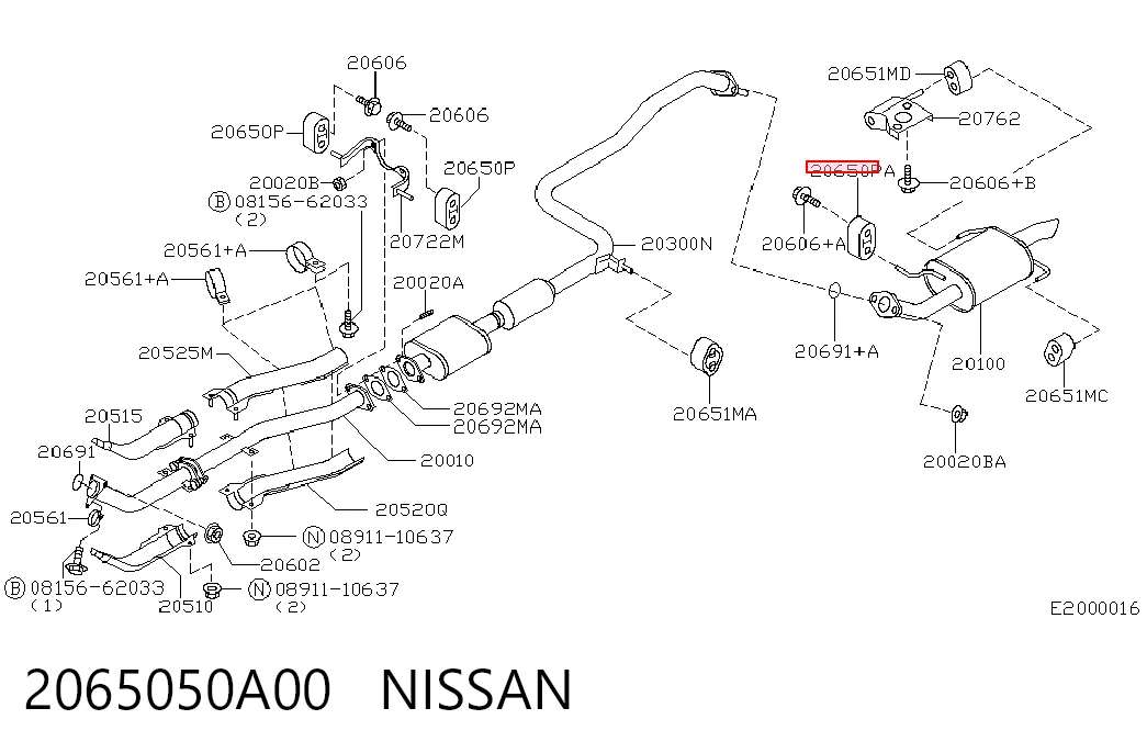 2065050A00 Nissan/Infiniti