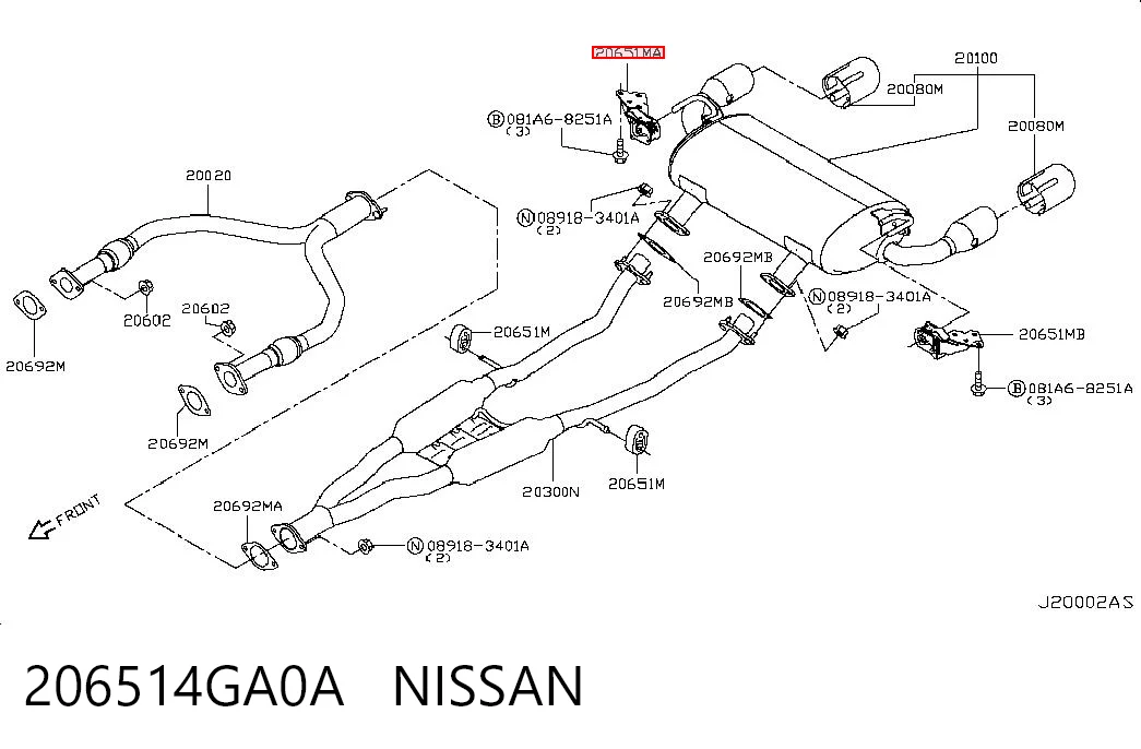 206514GA0A Nissan/Infiniti