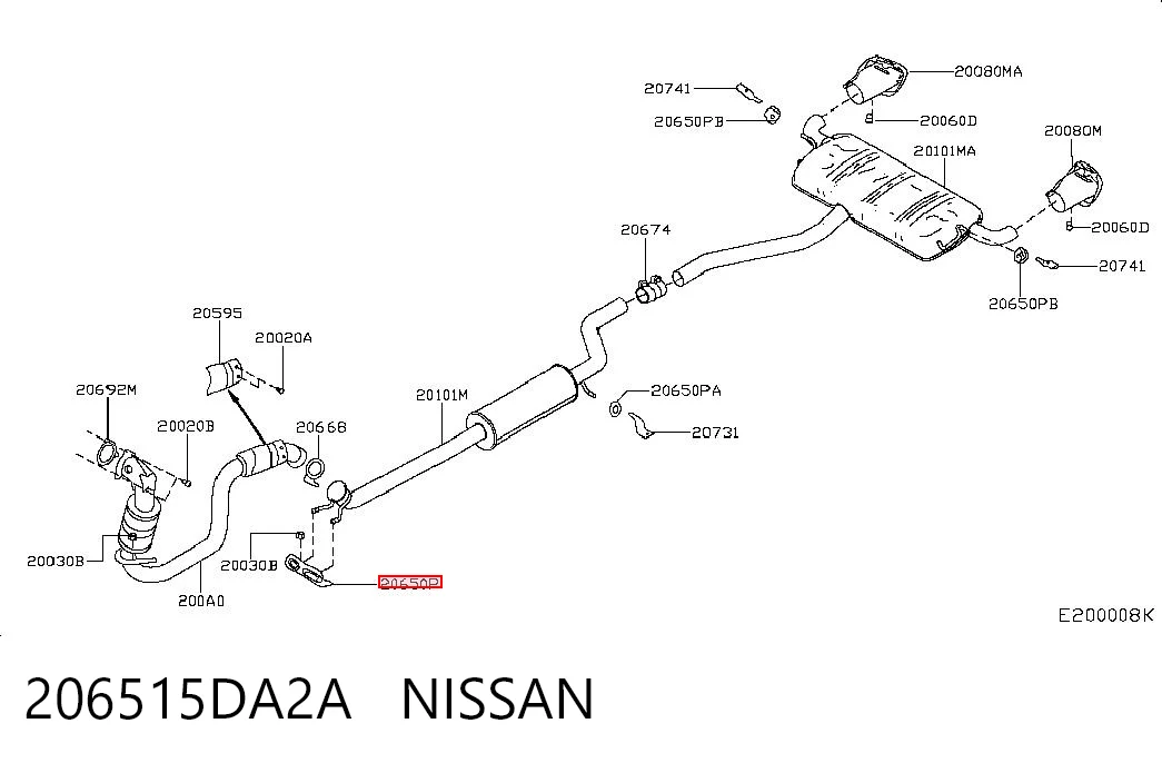 206515DA2A Nissan/Infiniti
