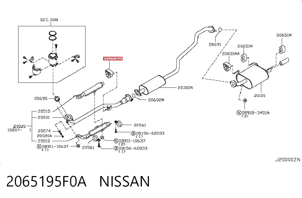 2065195F0A Nissan/Infiniti