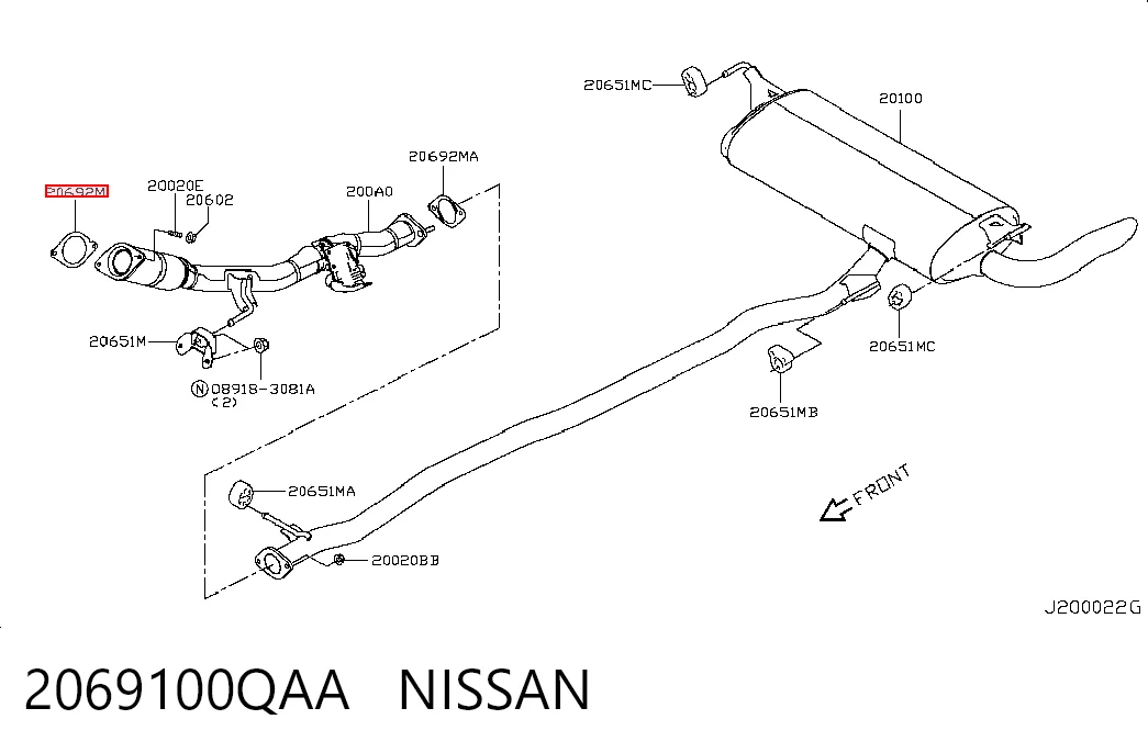 2069100QAA Nissan/Infiniti