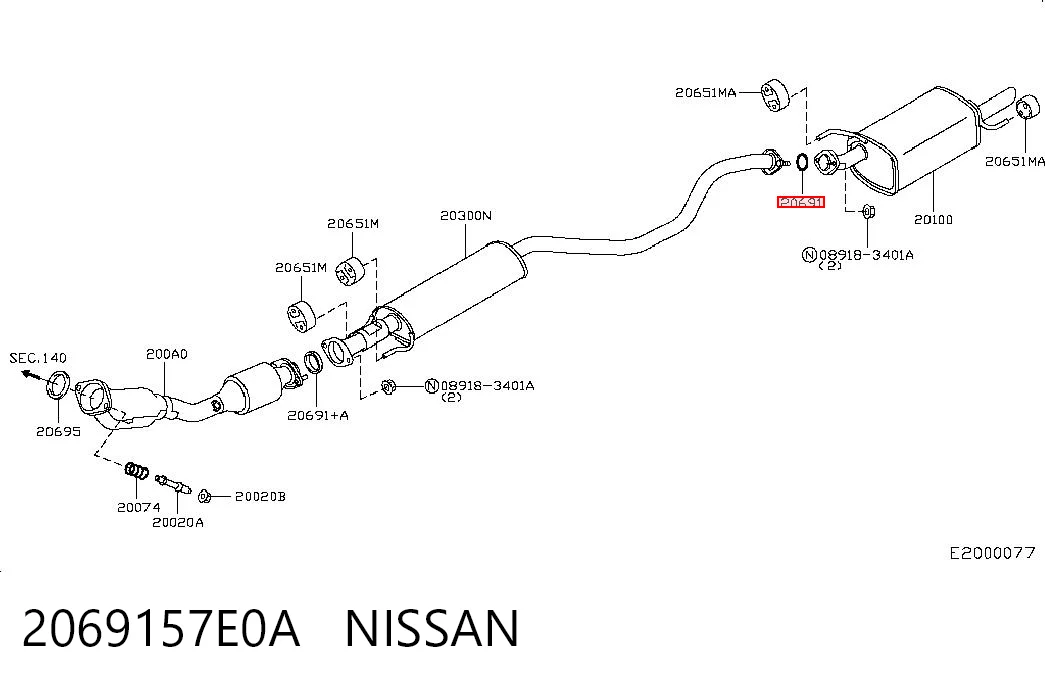 2069157E0A Nissan/Infiniti