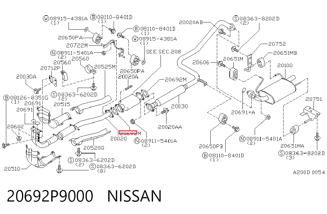 Comprar Junta de tubo de escape silenciador Almera II N16