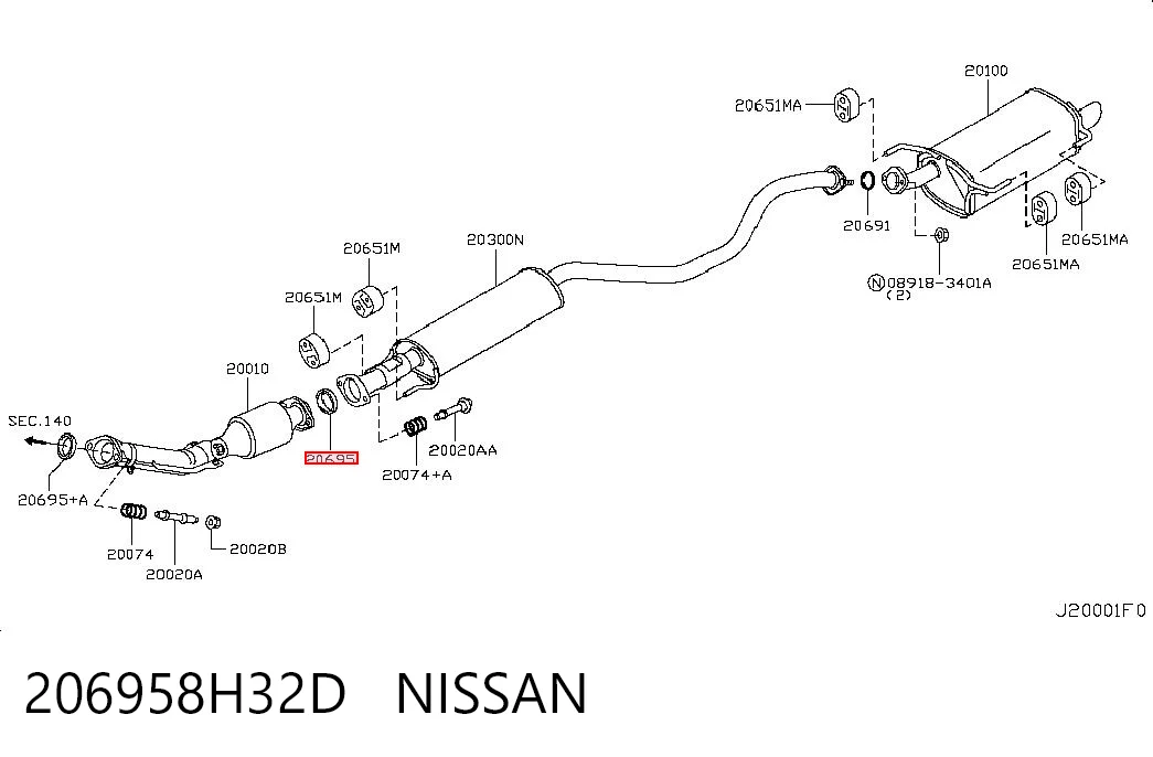 206958H32D Nissan/Infiniti