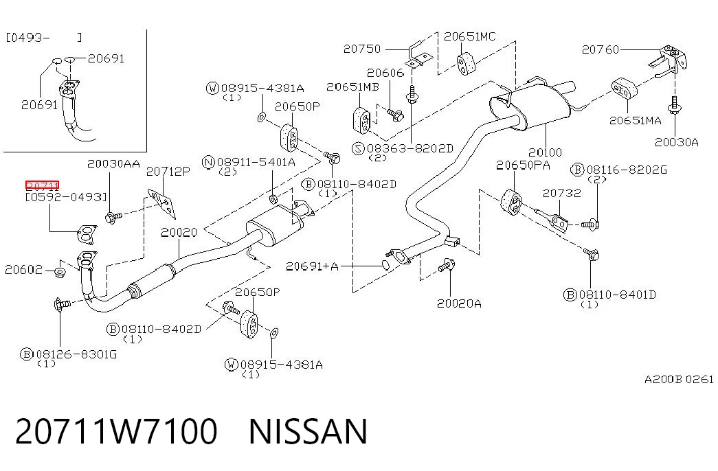 20711W7100 Nissan/Infiniti