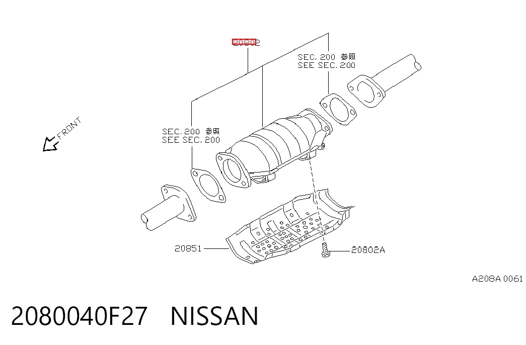 315B90133H Autospeed Catalizador de gasolina y diésel