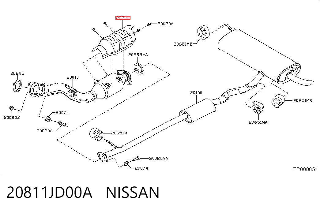 20811JD00A Nissan/Infiniti