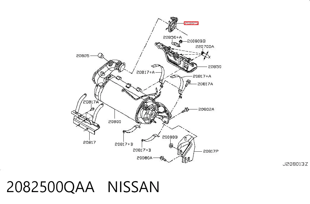 2082500QAA Nissan/Infiniti