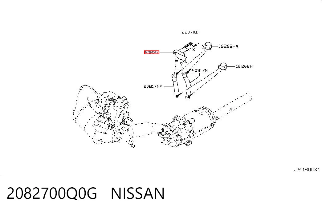 2082700Q0G Nissan/Infiniti