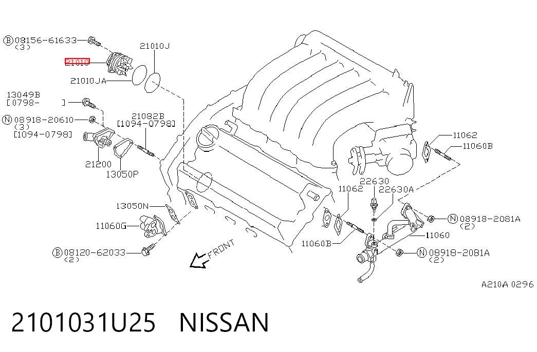 2101031U25 Nissan/Infiniti