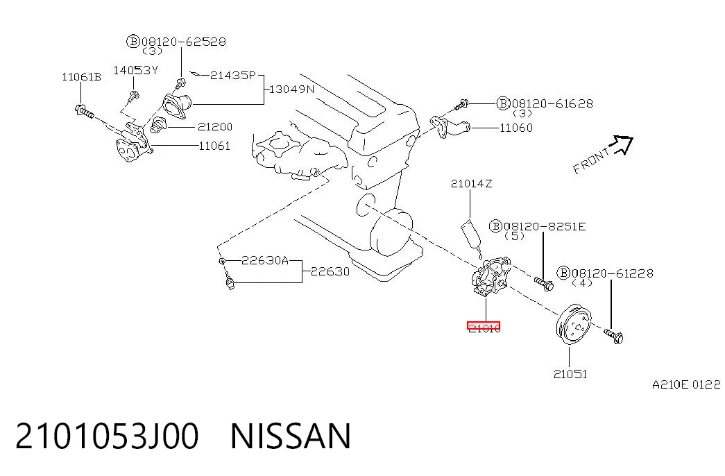2101053J00 Nissan/Infiniti