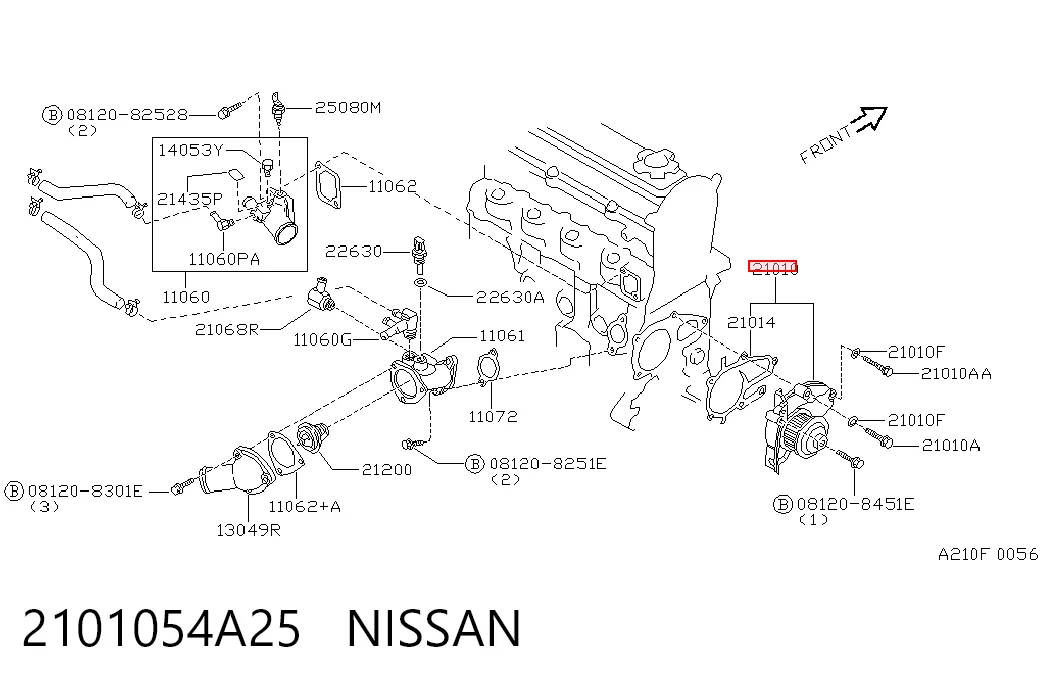 2101054A25 Nissan/Infiniti