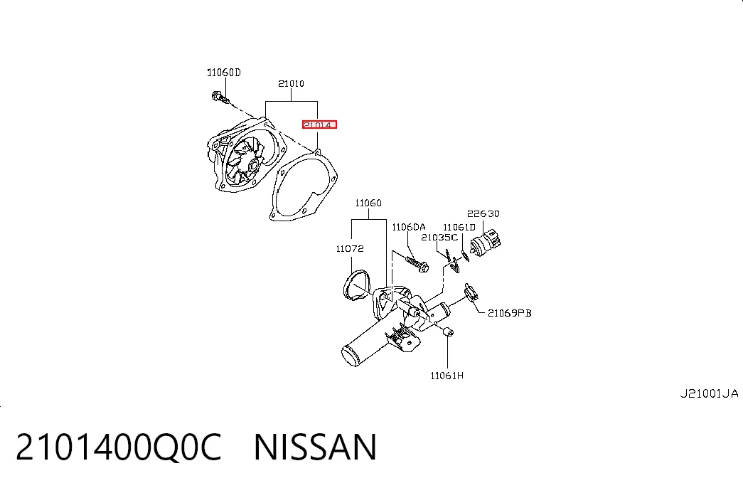 2101400Q0C Nissan/Infiniti