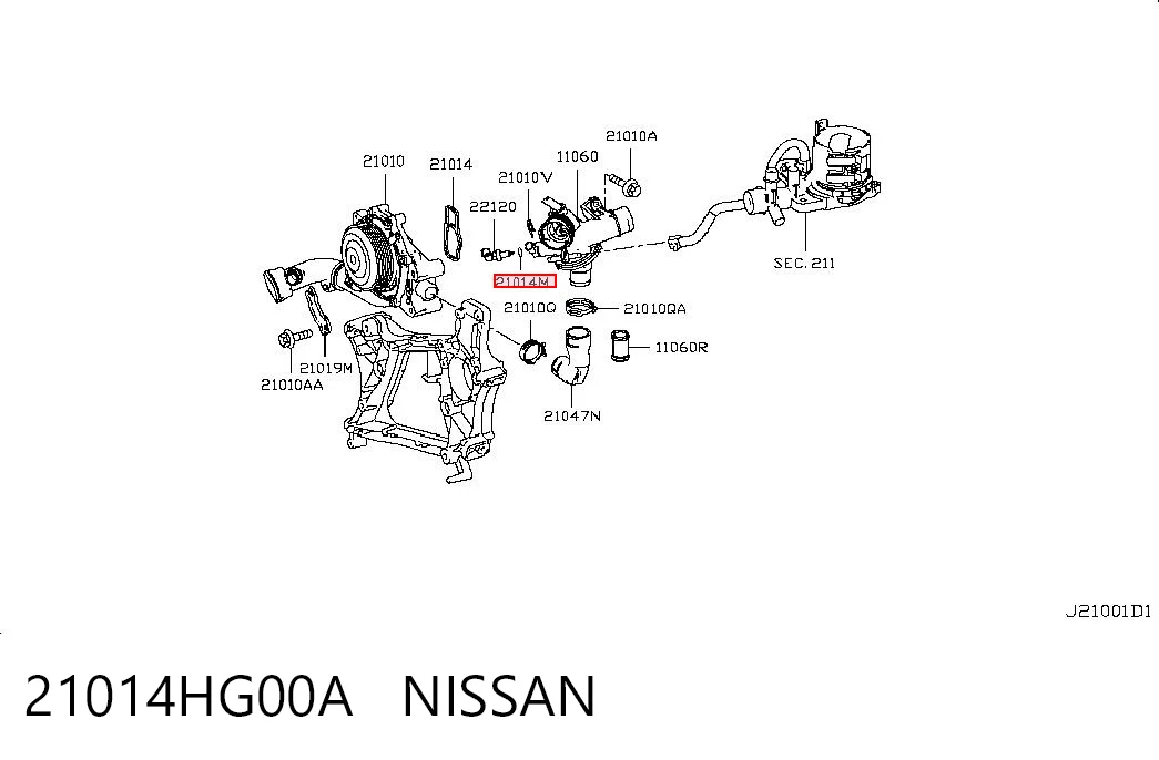 21014HG00A Nissan/Infiniti