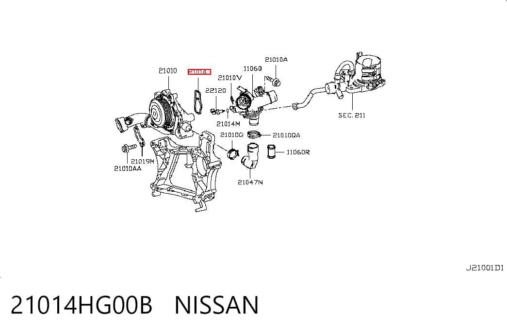21014HG00B Nissan/Infiniti