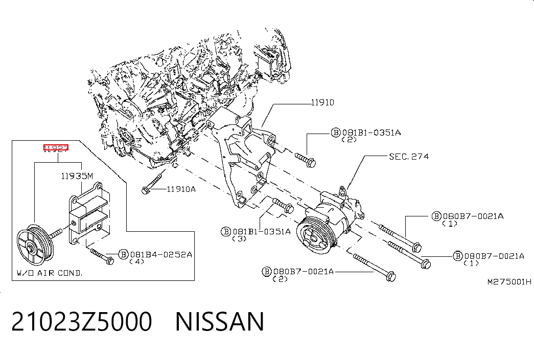 21023Z5000 Nissan/Infiniti