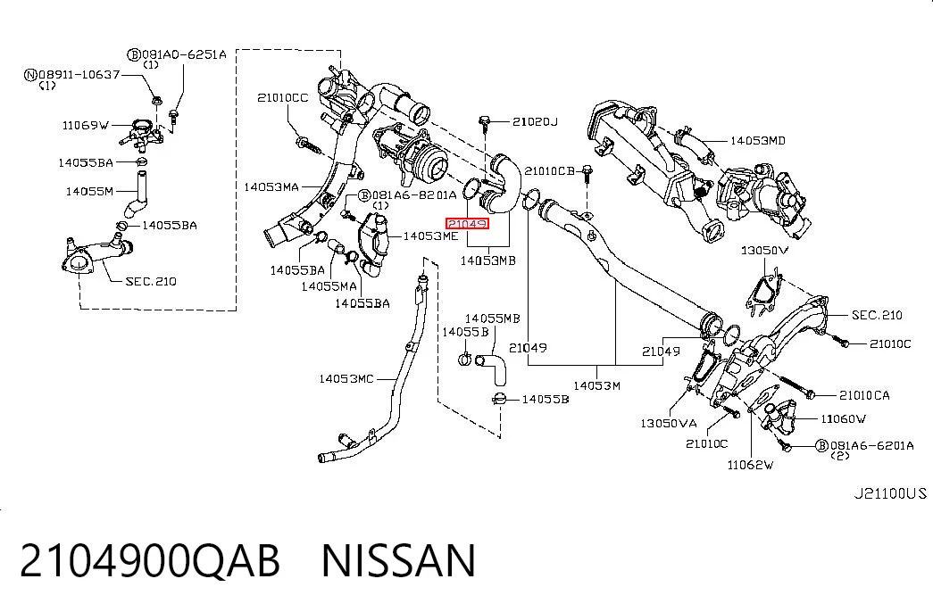 2104900QAB Nissan/Infiniti