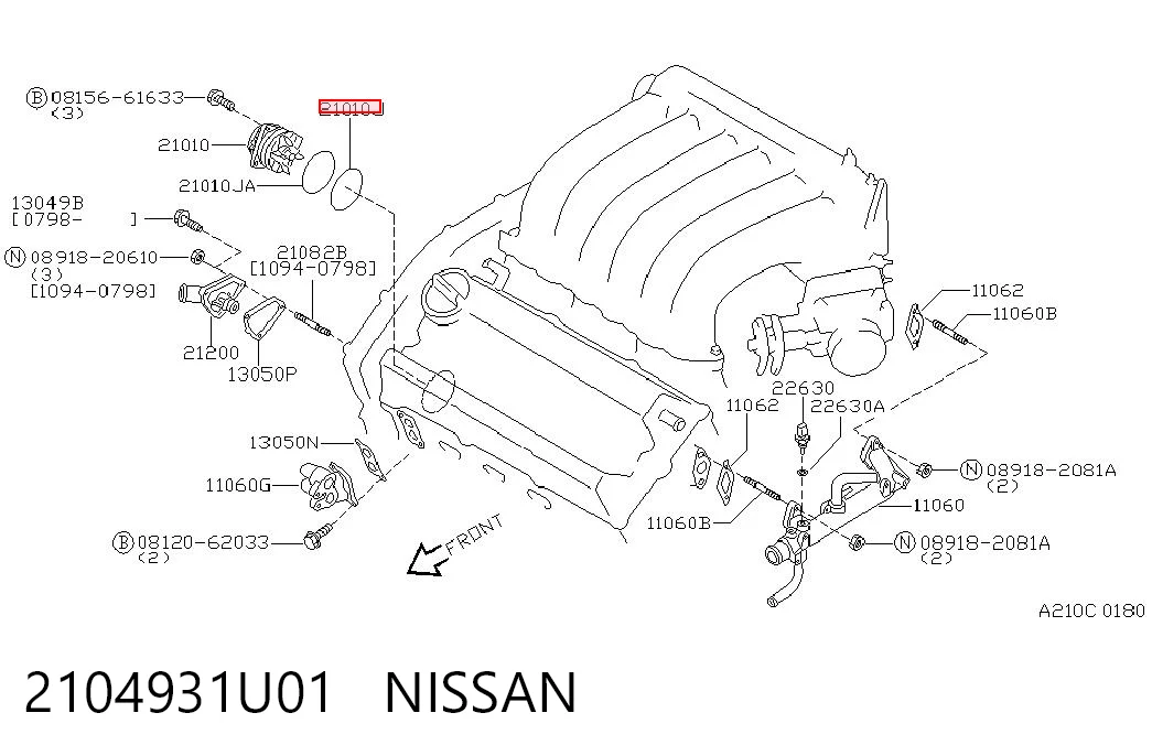 2104931U01 Nissan/Infiniti