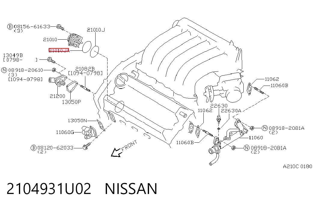 2104931U02 Nissan/Infiniti