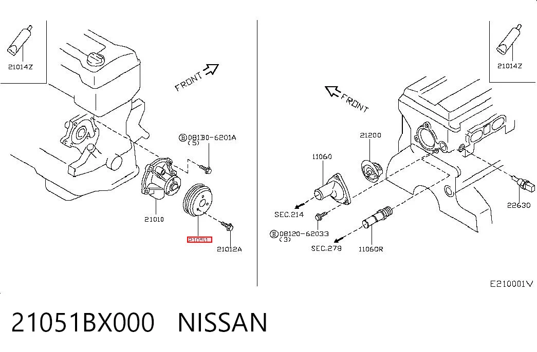 Comprar Polea de la bomba de agua Nissan Micra  K12 a bajo precio