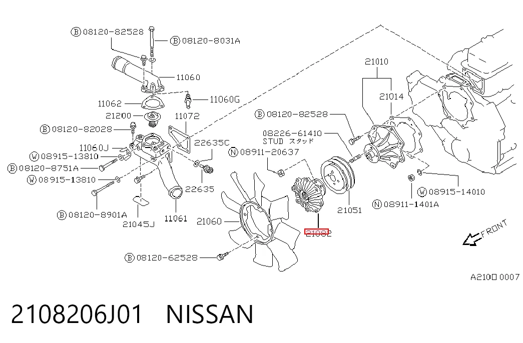 Embrague viscoso Nissan Terrano II (1993-2006)