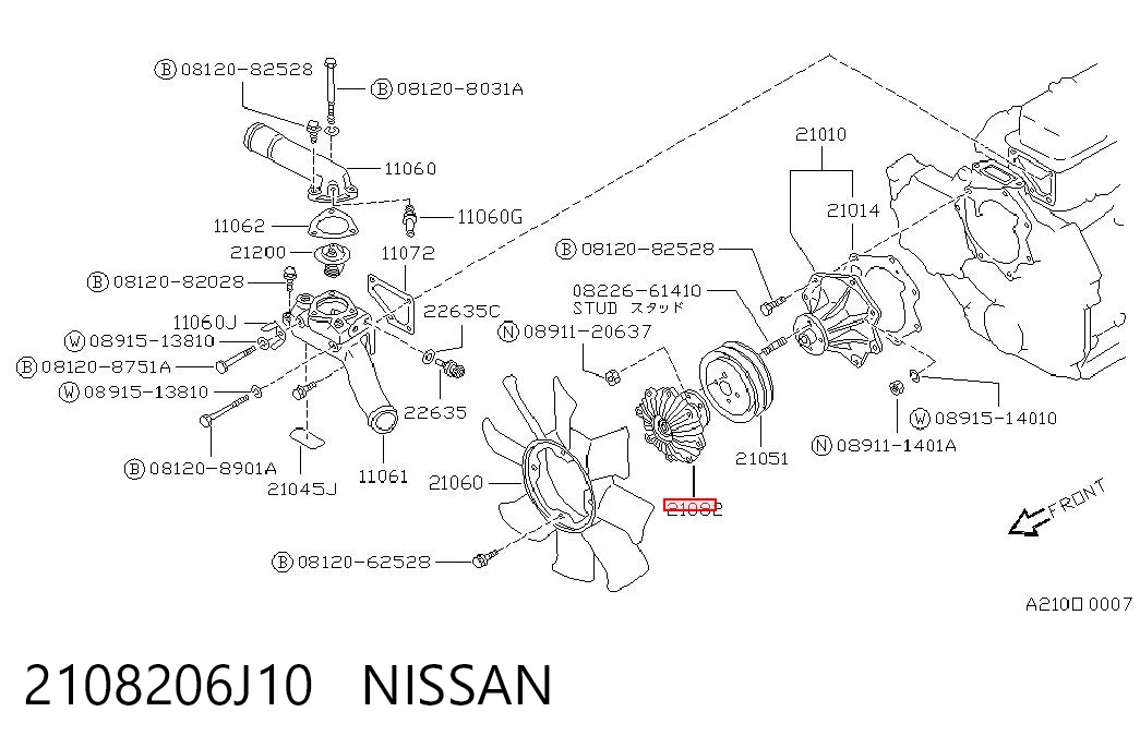 Comprar Embrague viscoso del ventilador Nissan Terrano II R20 a bajo precio
