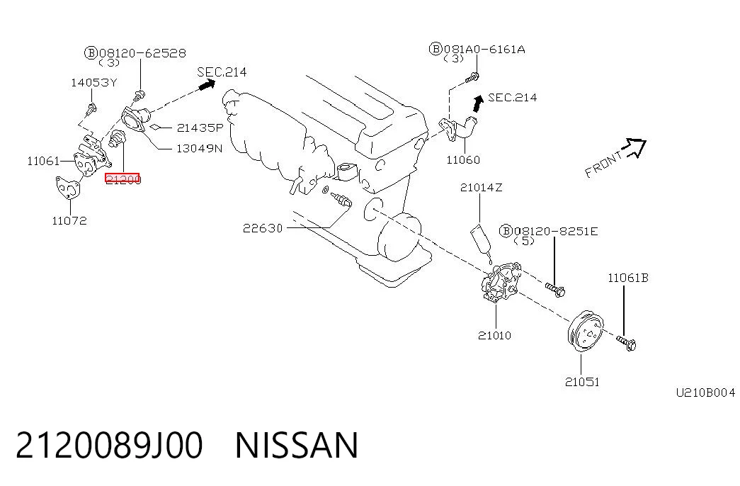 2120089J00 Nissan/Infiniti