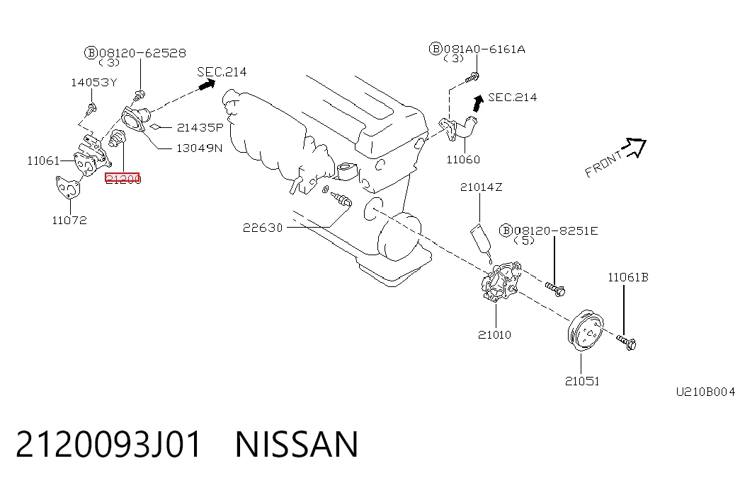 2120093J01 Nissan/Infiniti