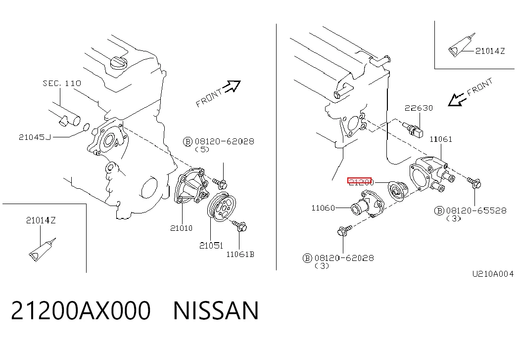 21200AX000 Nissan/Infiniti