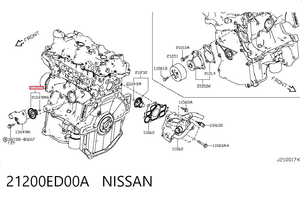 Termostato refrigerante Nissan JUKE  hatchback comprar en España