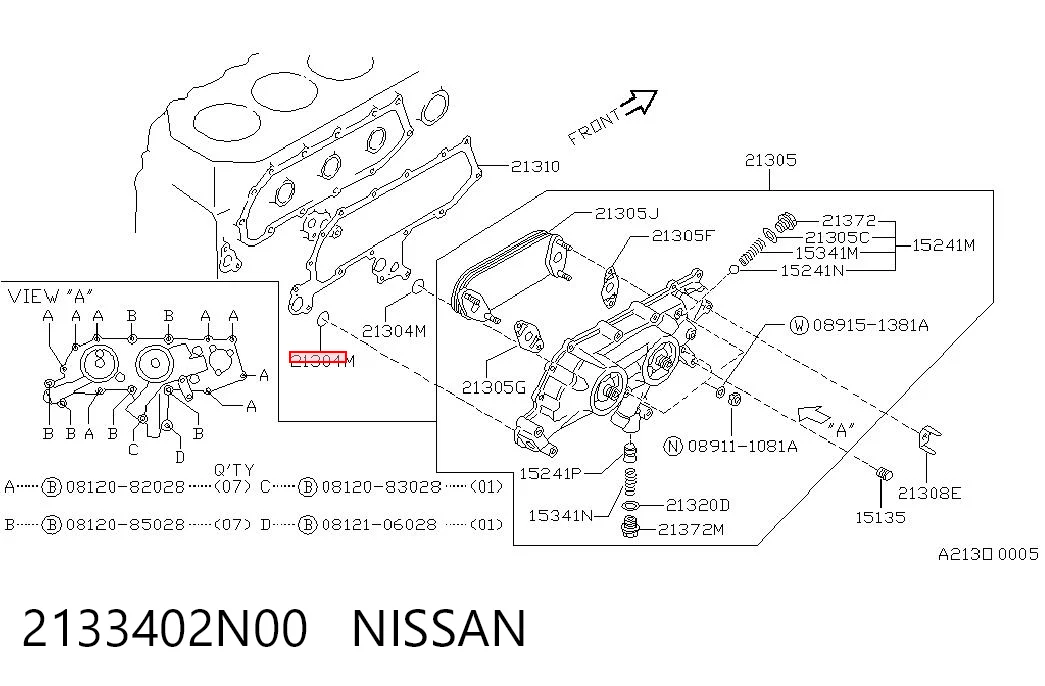 2133402N00 Nissan/Infiniti