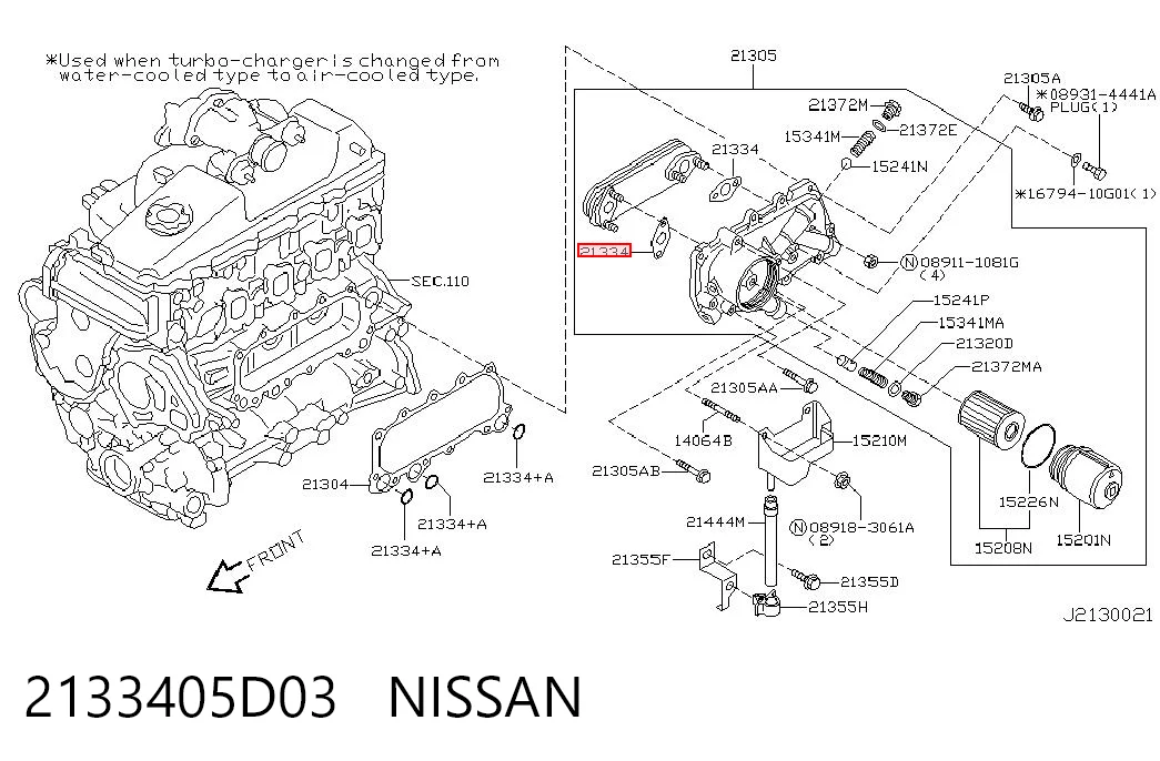 2133405D03 Nissan/Infiniti