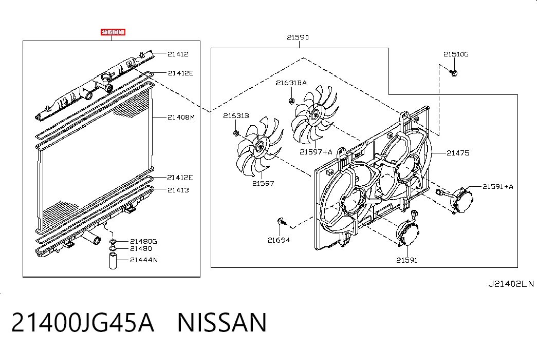 21400JG45A Nissan/Infiniti