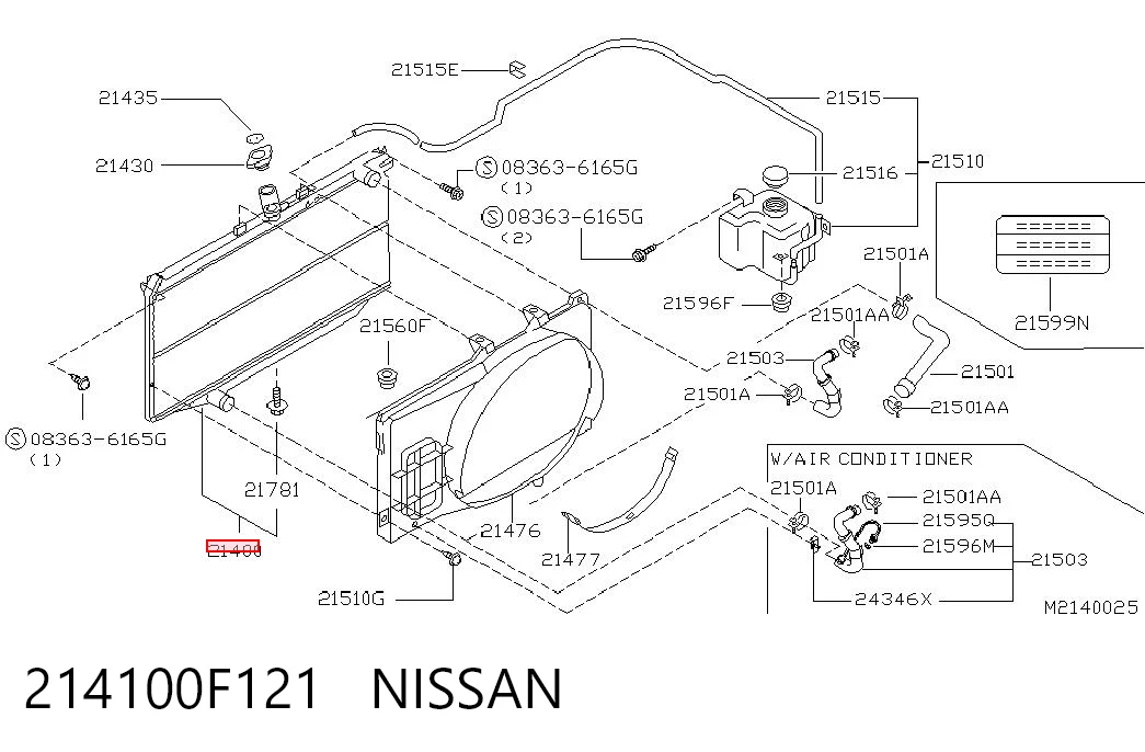 Radiador ADN19844 Blue Print