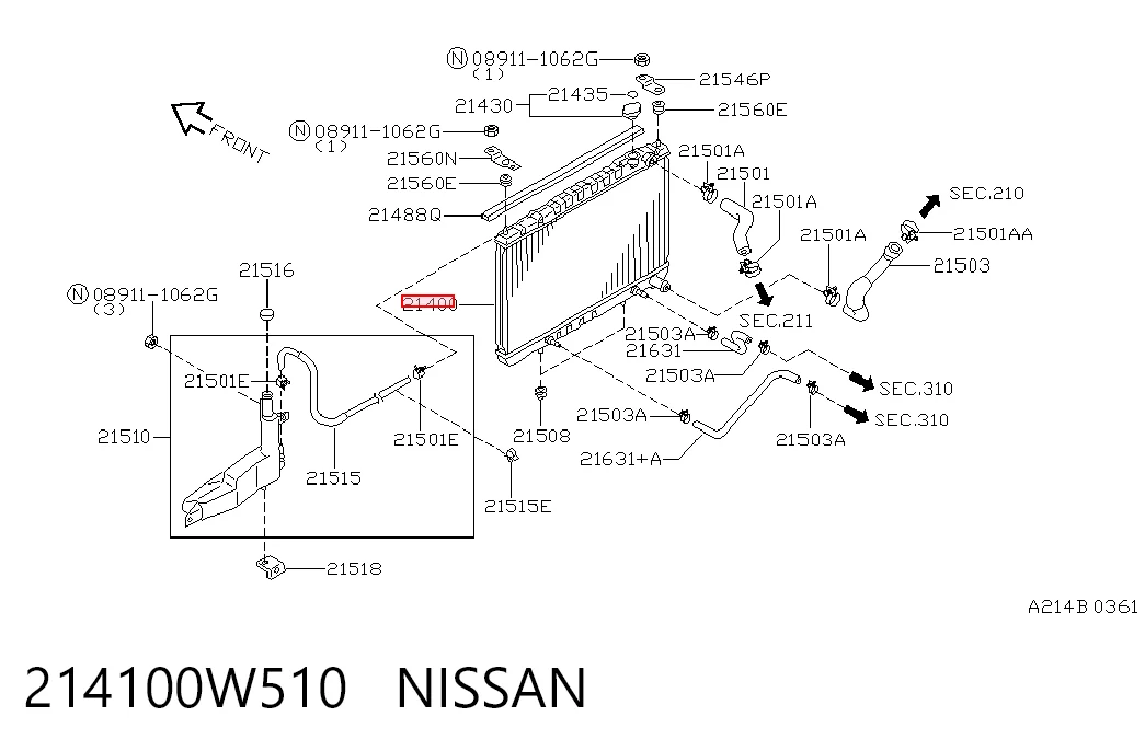 Comprar Radiador Nissan Pathfinder  R50