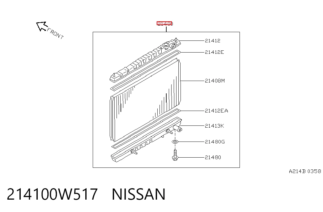 214100W517 Nissan/Infiniti