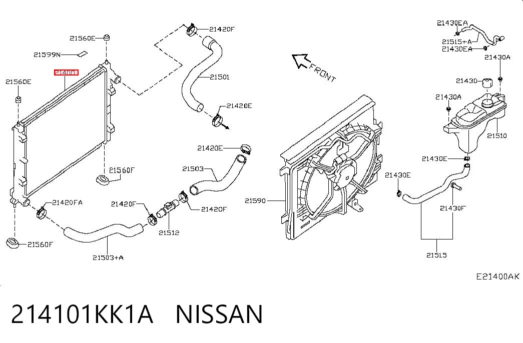 214101KK1A Nissan/Infiniti